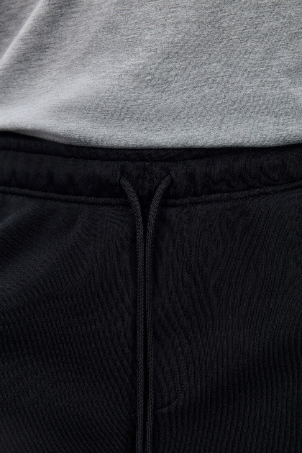 Брюки-джоггеры утепленные - цвет черный - 5