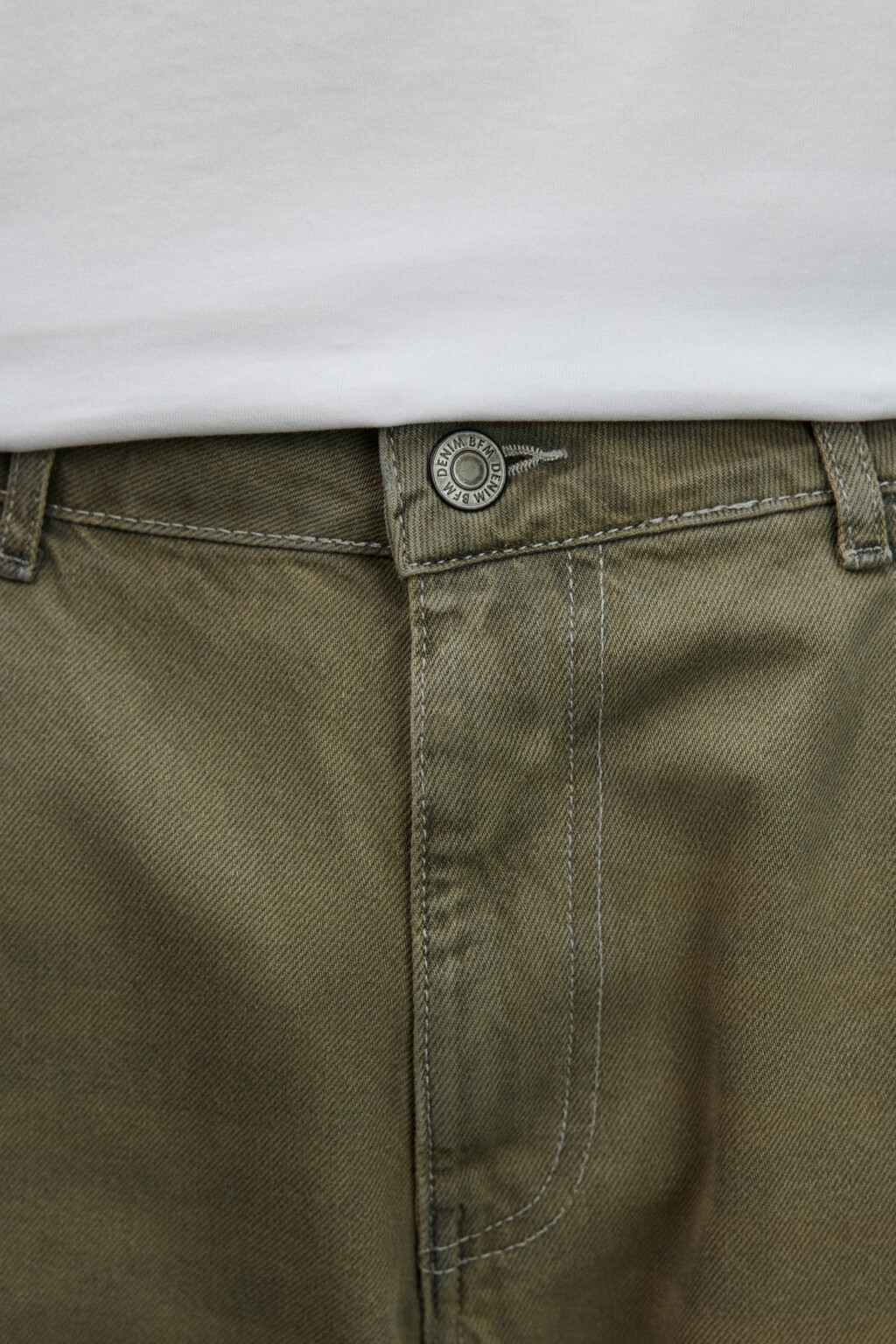 Джинсы loose fit со средней посадкой зауженные - цвет серый - 6