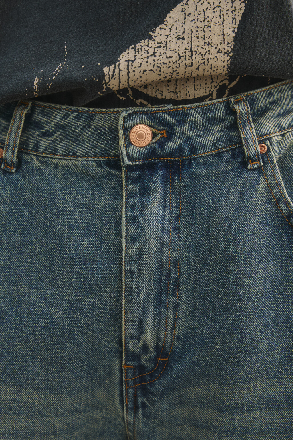 Джинсы flare fit рваные - цвет голубой - 6