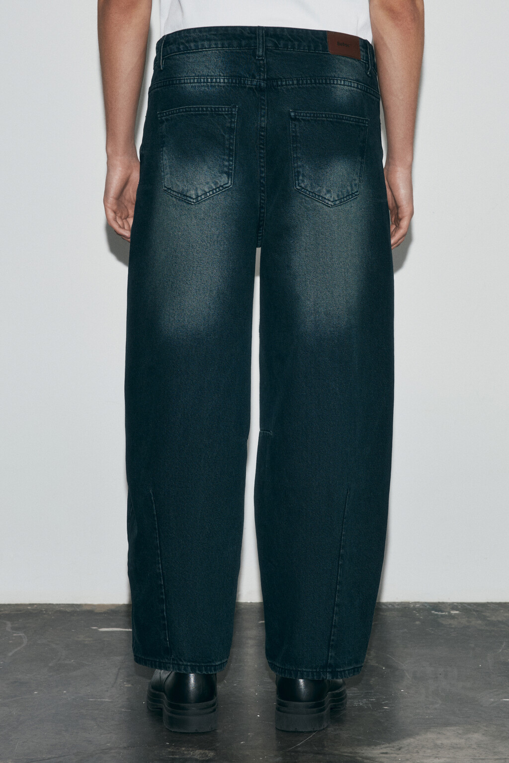 Джинсы barrel fit со средней посадкой - цвет синий - 5