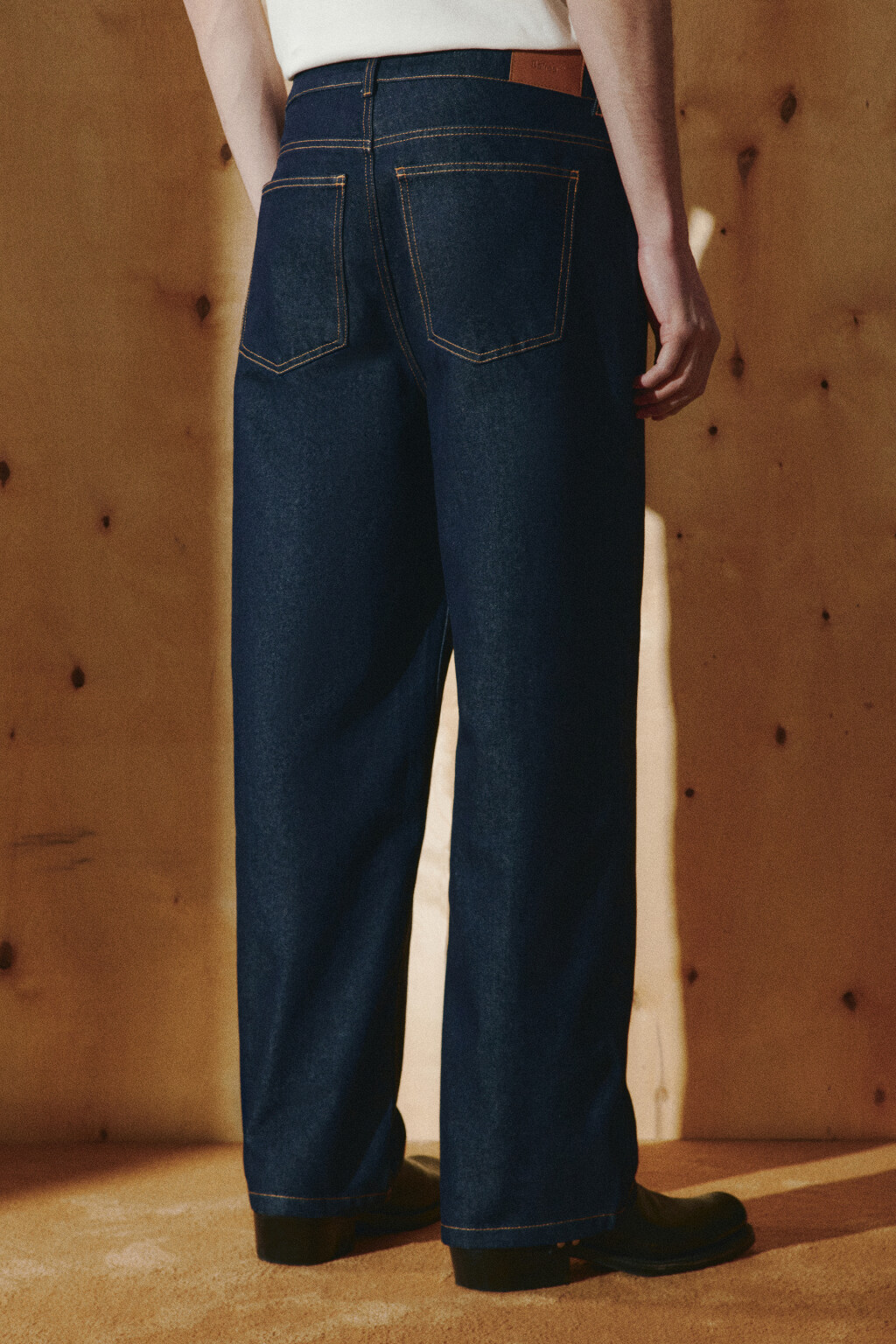 Джинсы straight fit со средней посадкой - цвет синий - 5