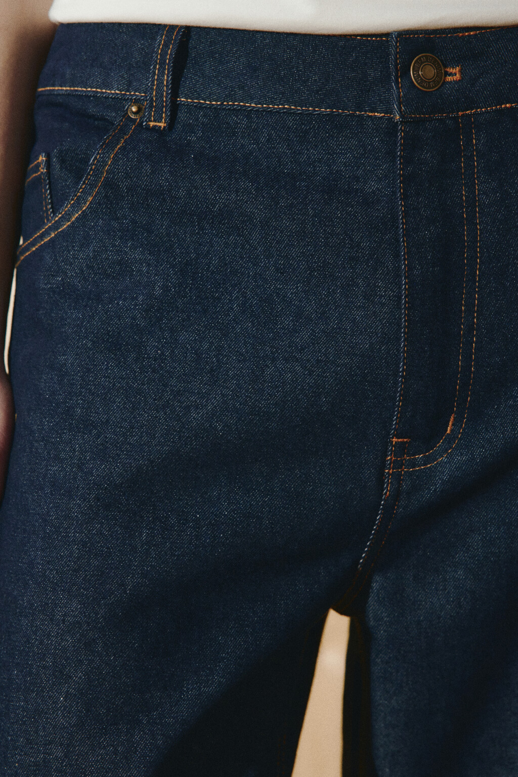 Джинсы straight fit со средней посадкой - цвет синий - 7