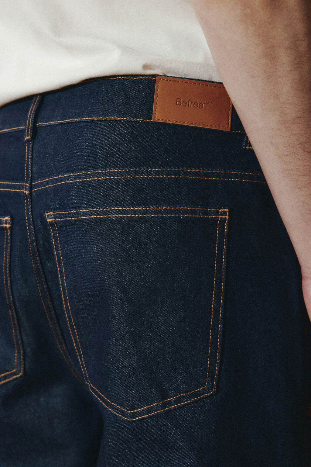 Джинсы straight fit со средней посадкой - цвет синий - 8