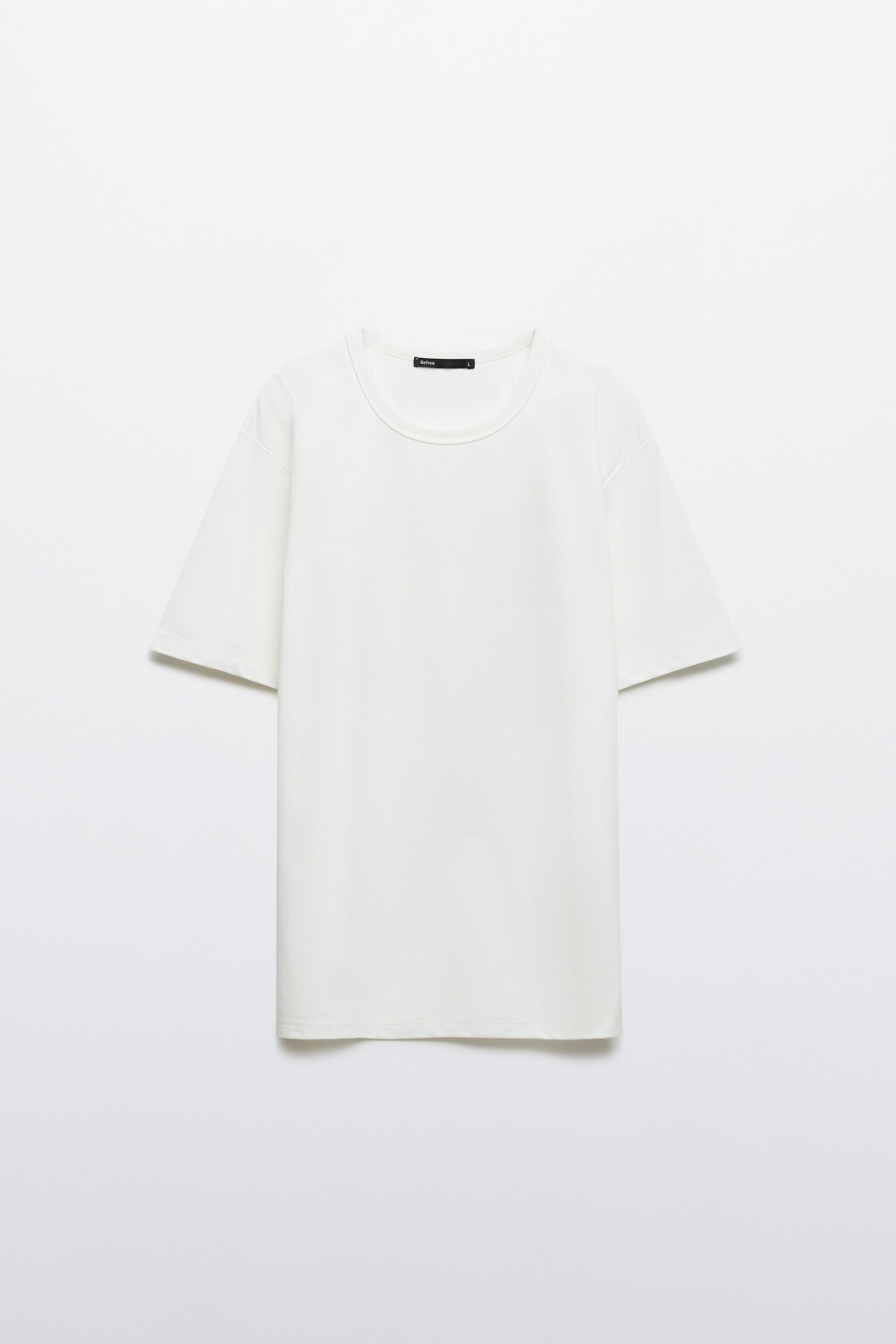 Футболка базовая - цвет белый - 8