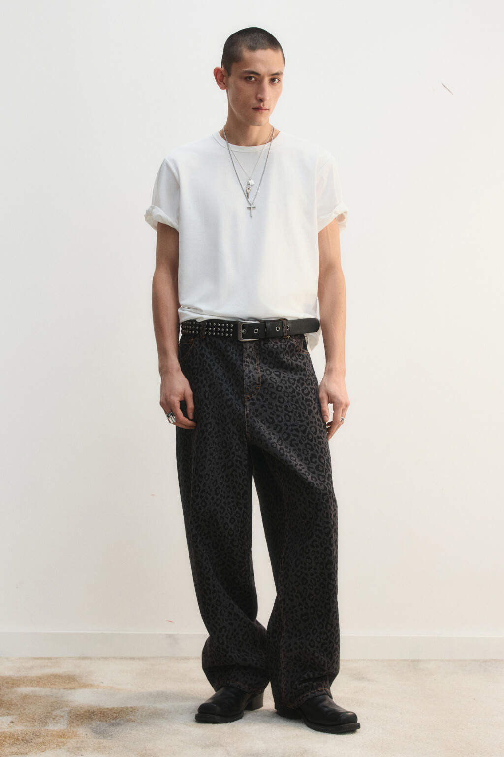 Футболка базовая - цвет белый - 5