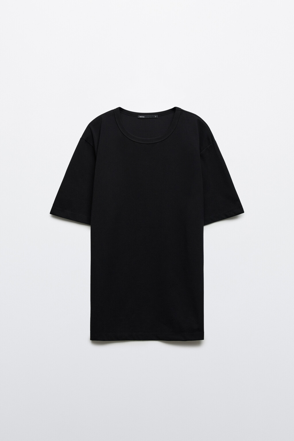 Футболка базовая - цвет черный - 8