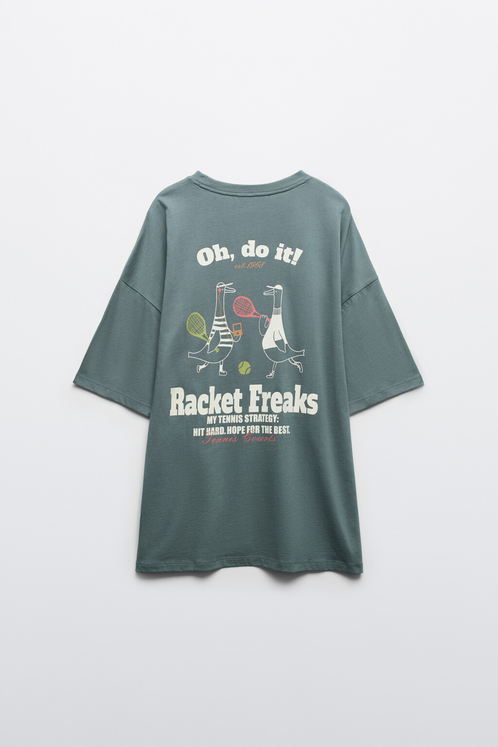 Футболка хлопковая с логотипом - цвет зеленый - 2