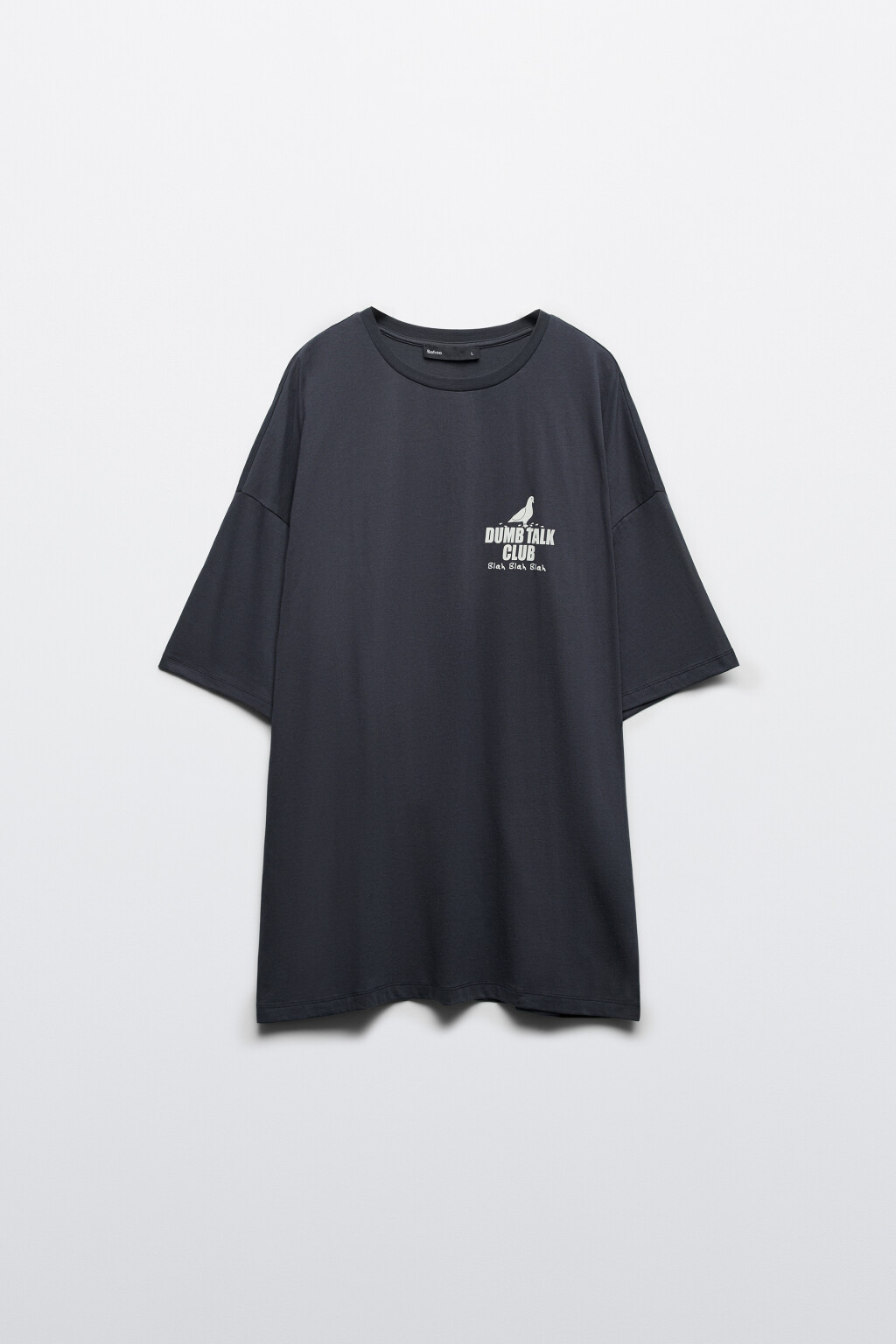 Футболка хлопковая с логотипом - цвет синий - 1