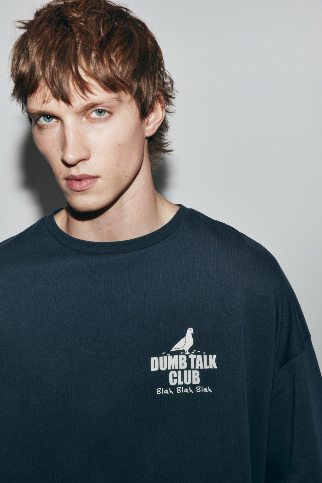 Футболка хлопковая с логотипом - цвет синий - 6