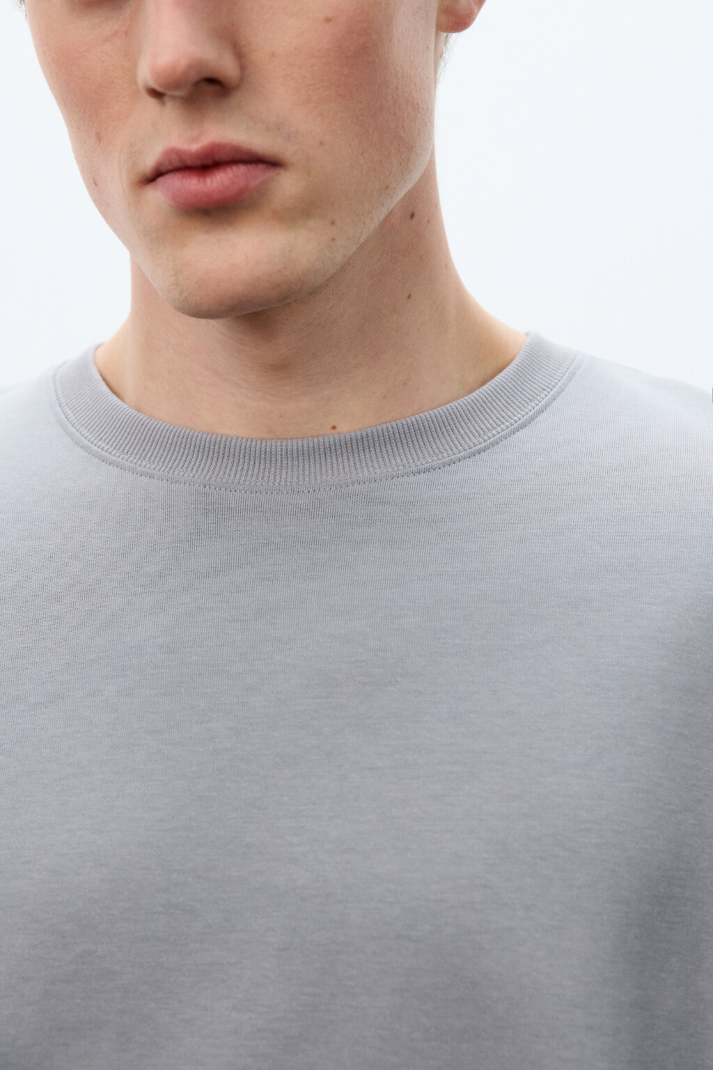 Футболка плотная с подворотами - цвет серый - 6