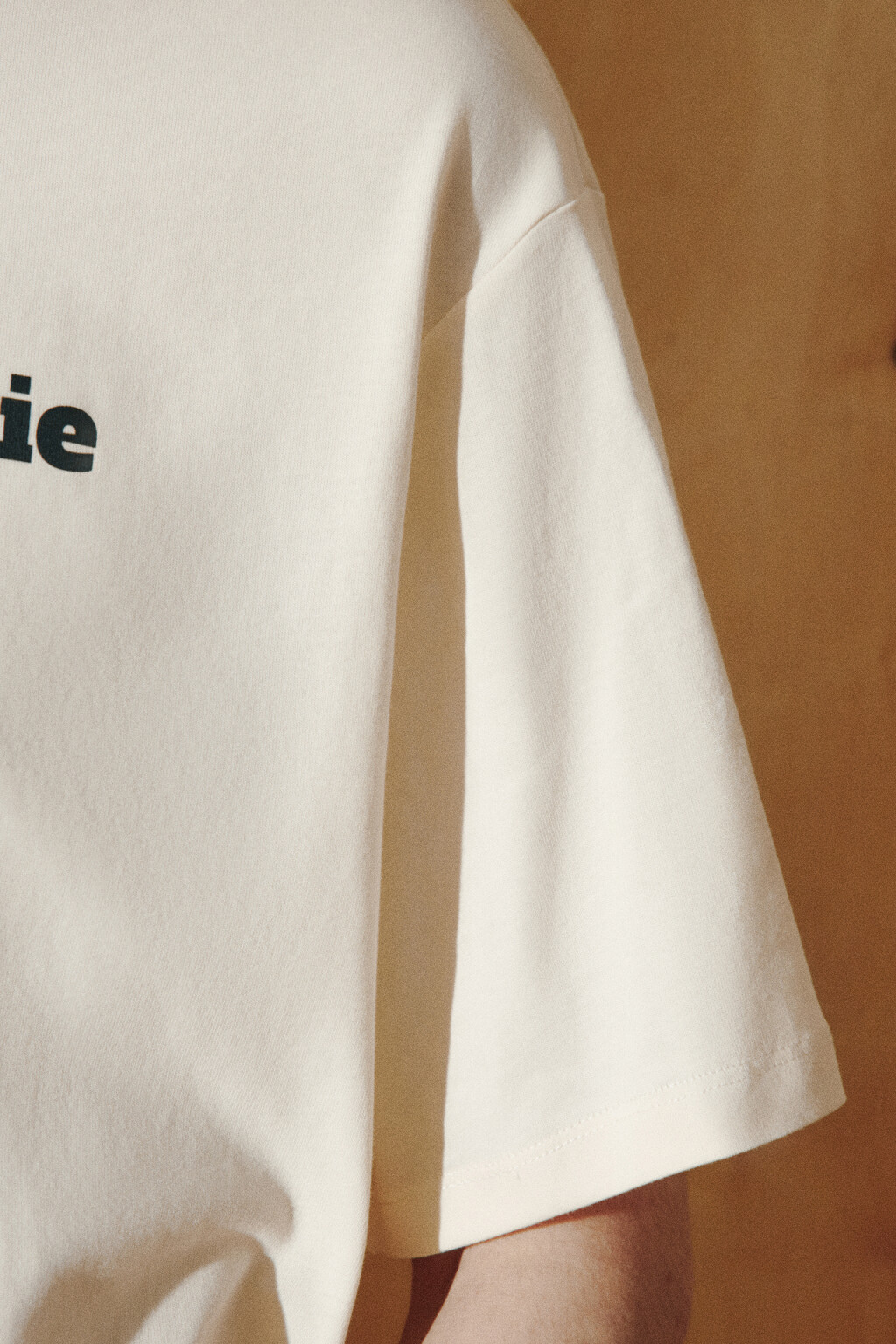 Футболка хлопковая плотная с принтом - цвет белый - 8