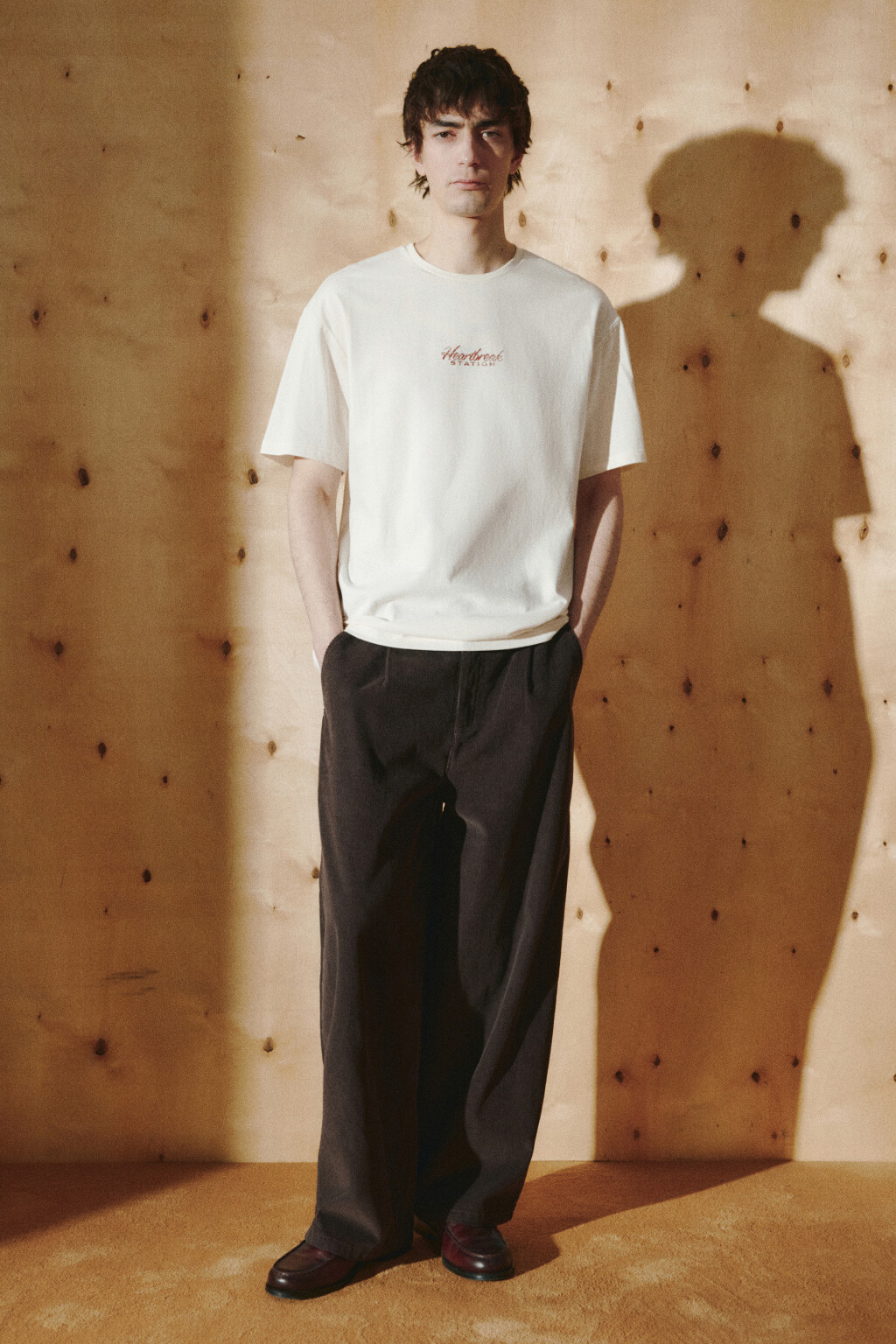 Футболка хлопковая с принтом - цвет белый - 5