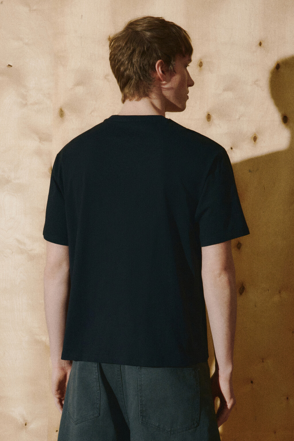 Футболка хлопковая с принтом - цвет черный - 4