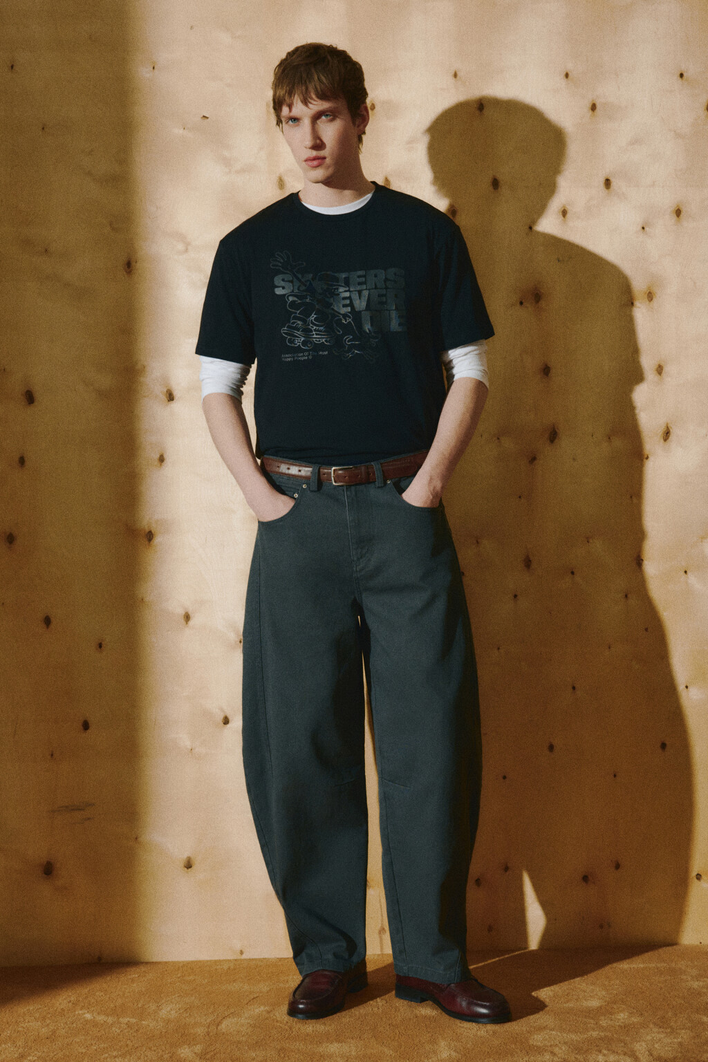 Футболка хлопковая с принтом - цвет черный - 5