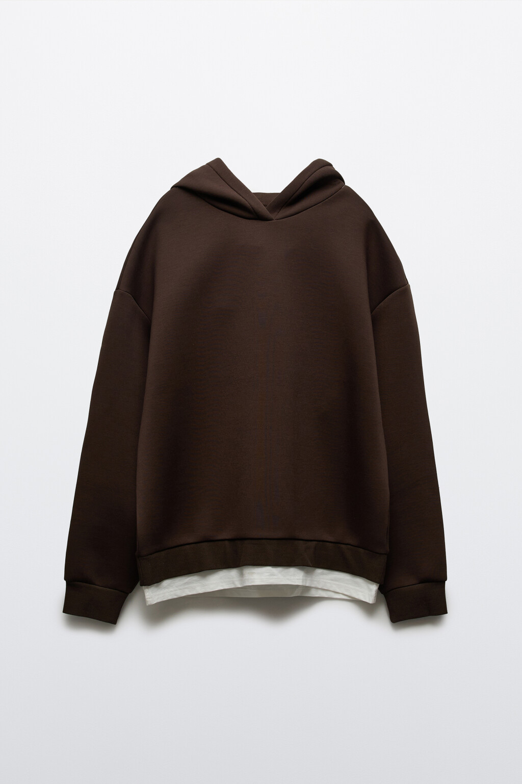 Худи с капюшоном - цвет коричневый - 1