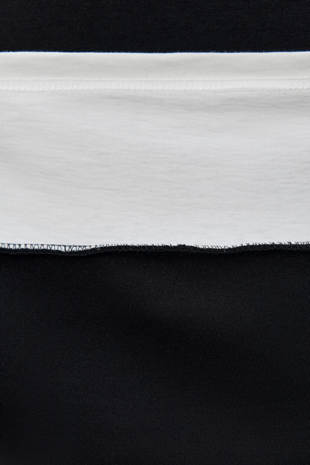 Худи с капюшоном и имитацией футболки - цвет черный - 7