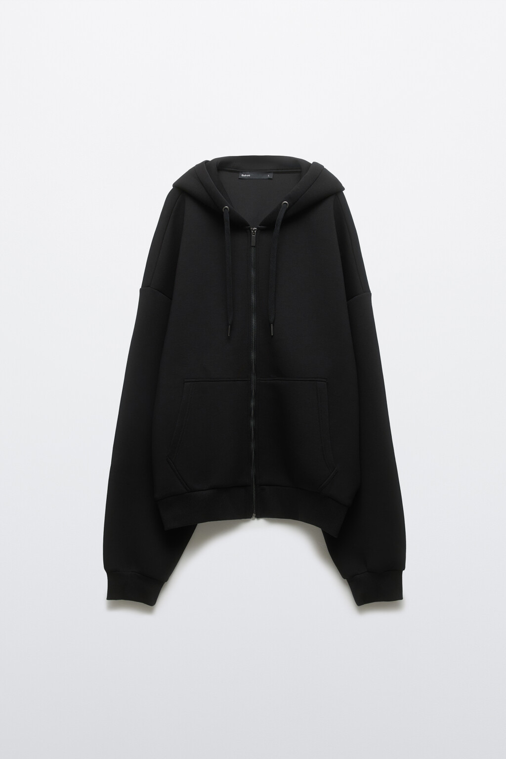 Худи-зипка базовая - цвет черный - 9