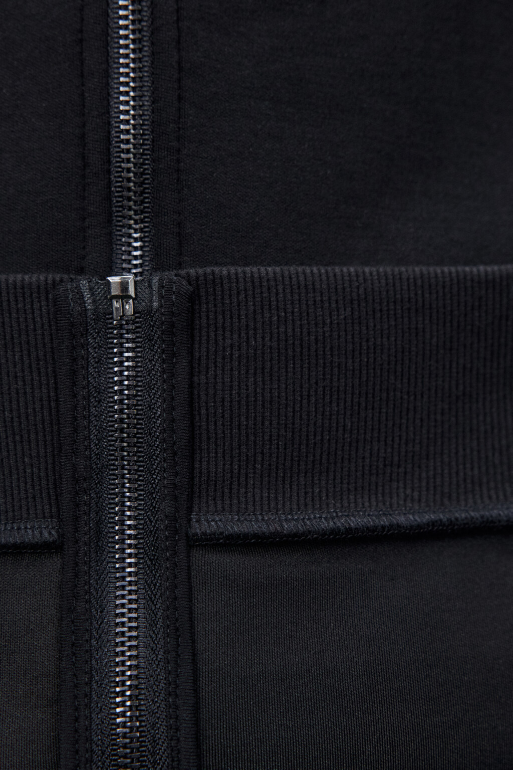 Худи-зипка базовая - цвет черный - 8