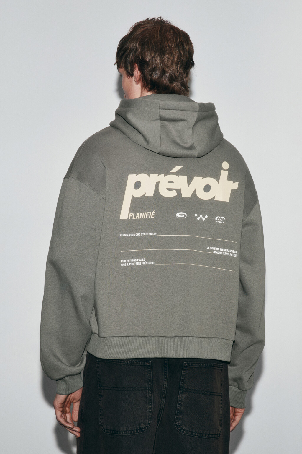 Худи-зипка oversize с принтом bf2613123010, цвет: серый (35) по