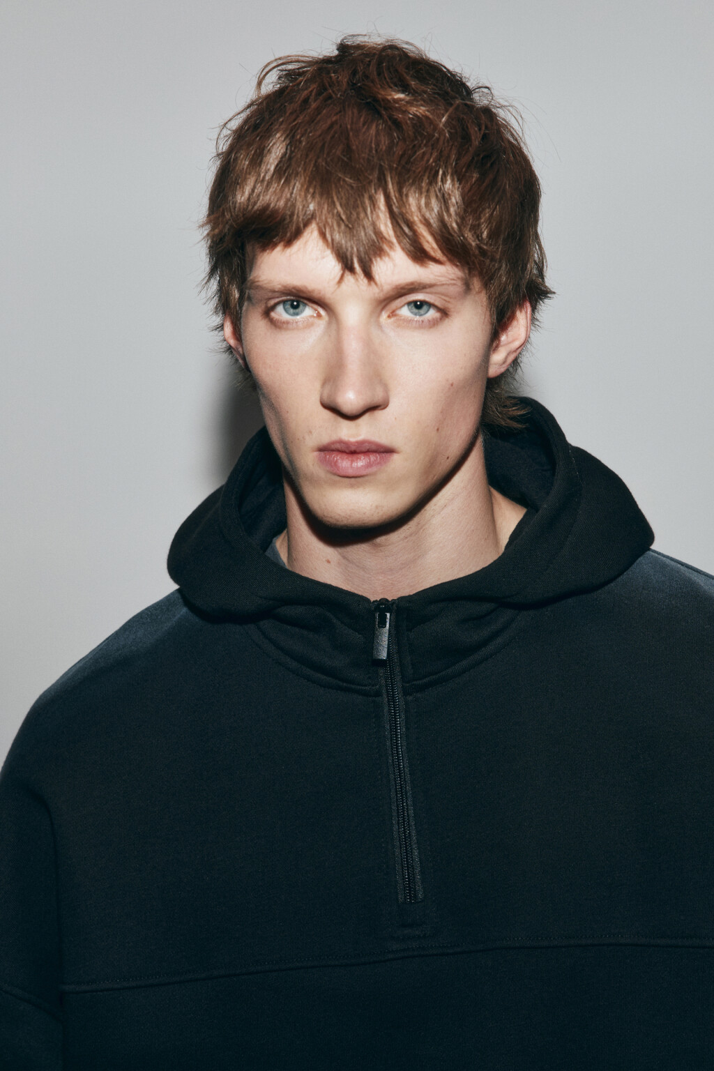 Худи oversize с вареным эффектом - цвет черный - 5