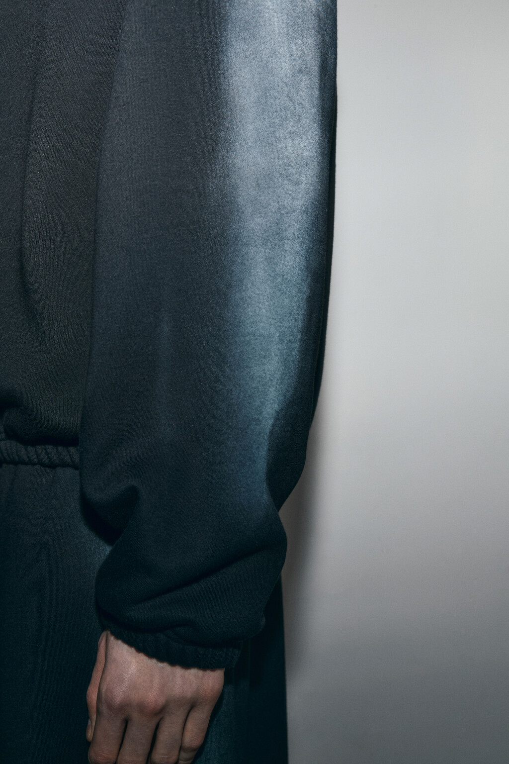 Худи oversize с вареным эффектом - цвет черный - 6