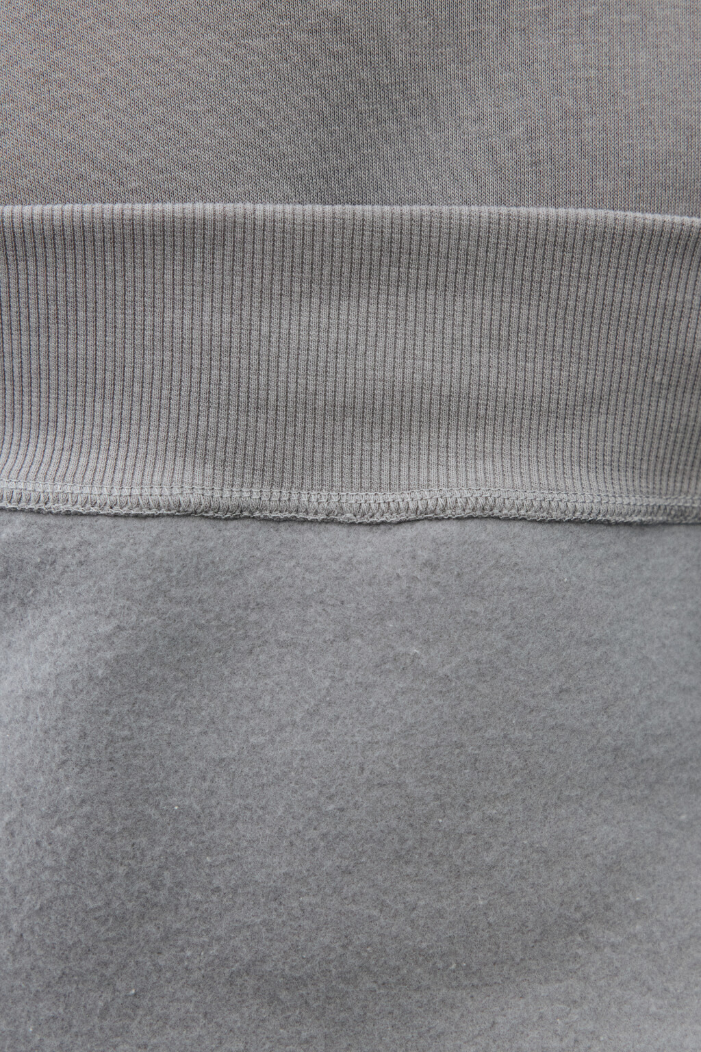 Худи из футера с воротником-стойкой на молнии - цвет серый - 7