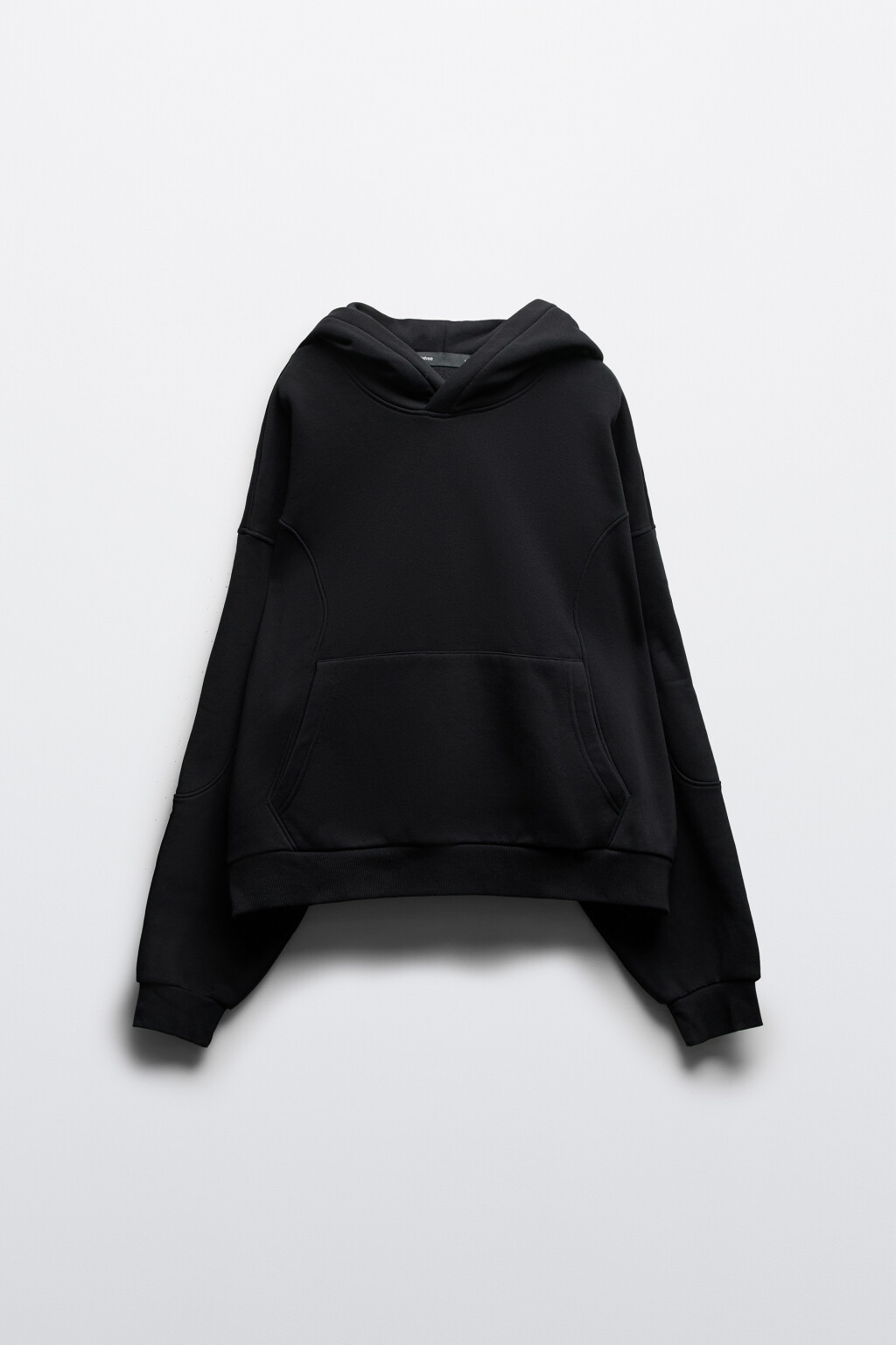 Худи базовая утепленная с капюшоном - цвет черный - 8