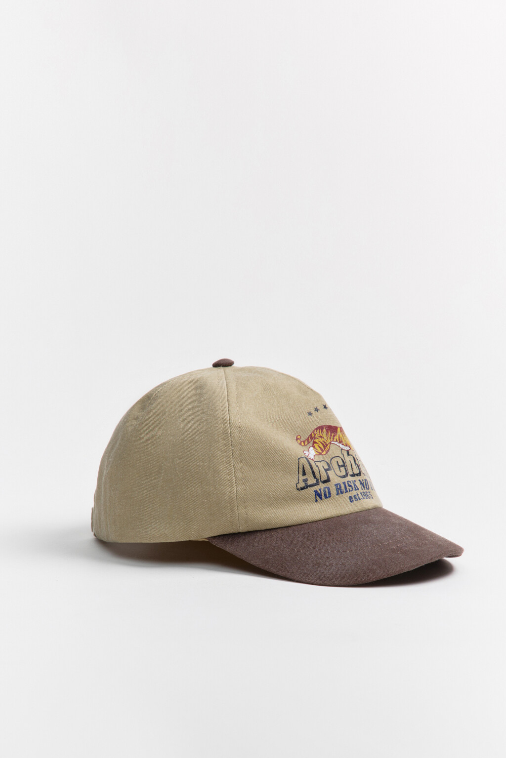 Бейсболка хлопковая с принтом - цвет молочный - 2