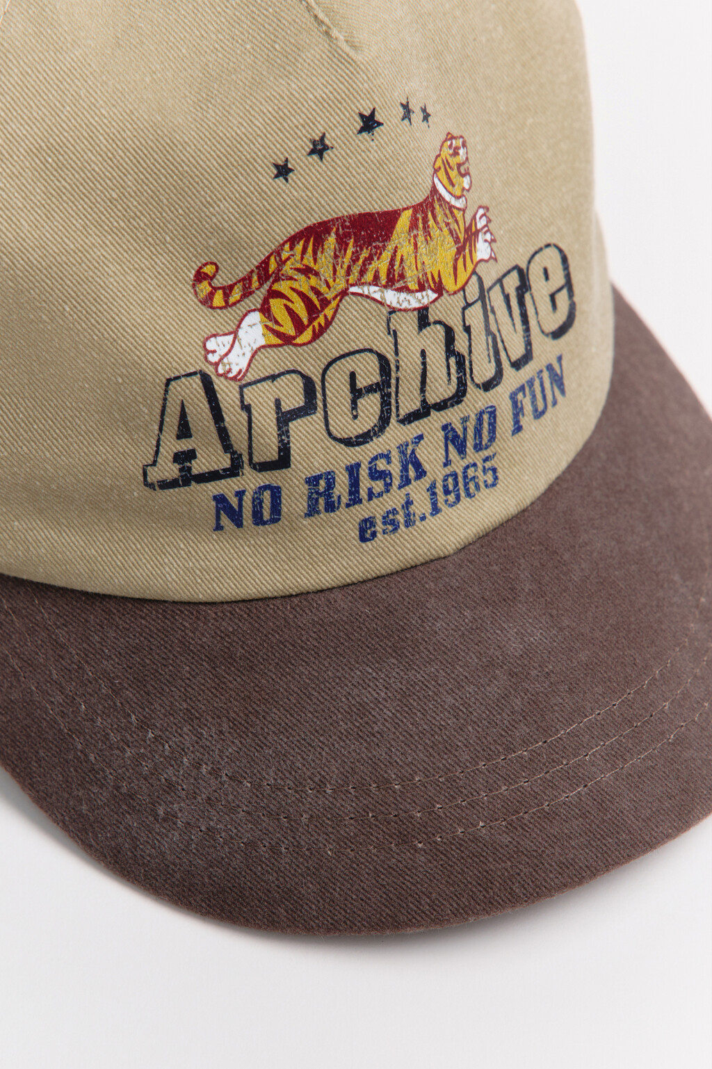 Бейсболка хлопковая с принтом - цвет молочный - 3