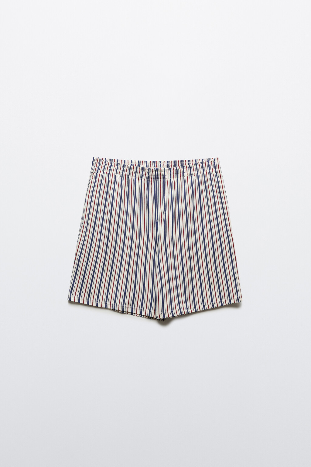 Шорты домашние хлопковые с принтом - цвет бежевый - 1