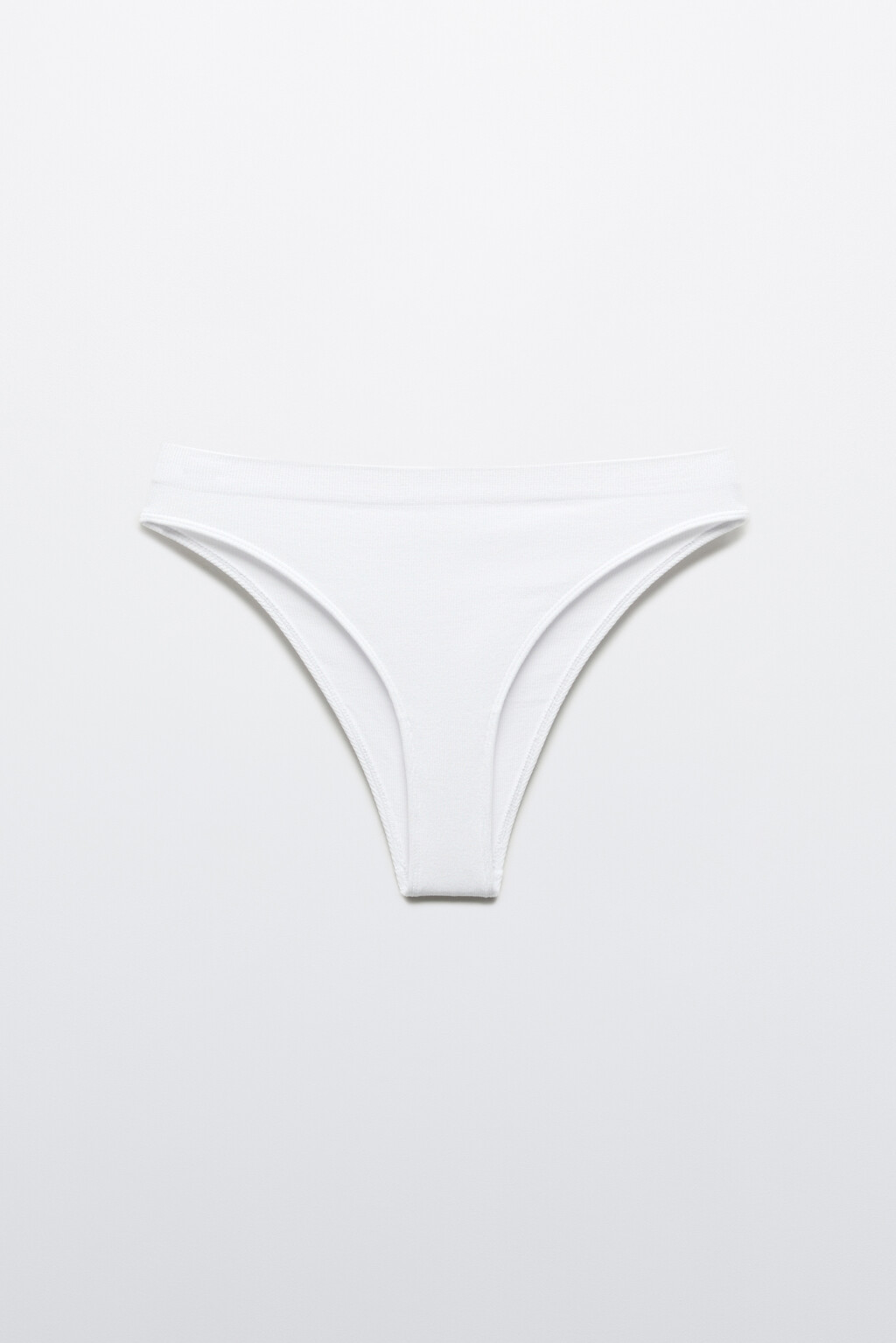 Трусы-слипы с высокой посадкой - цвет белый - 5