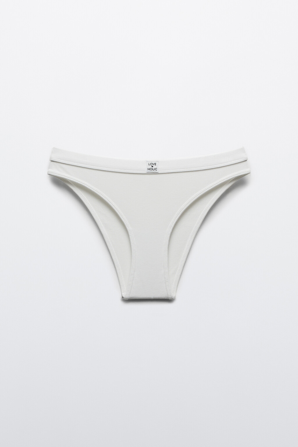 Трусы-слипы в рубчик - цвет белый - 5