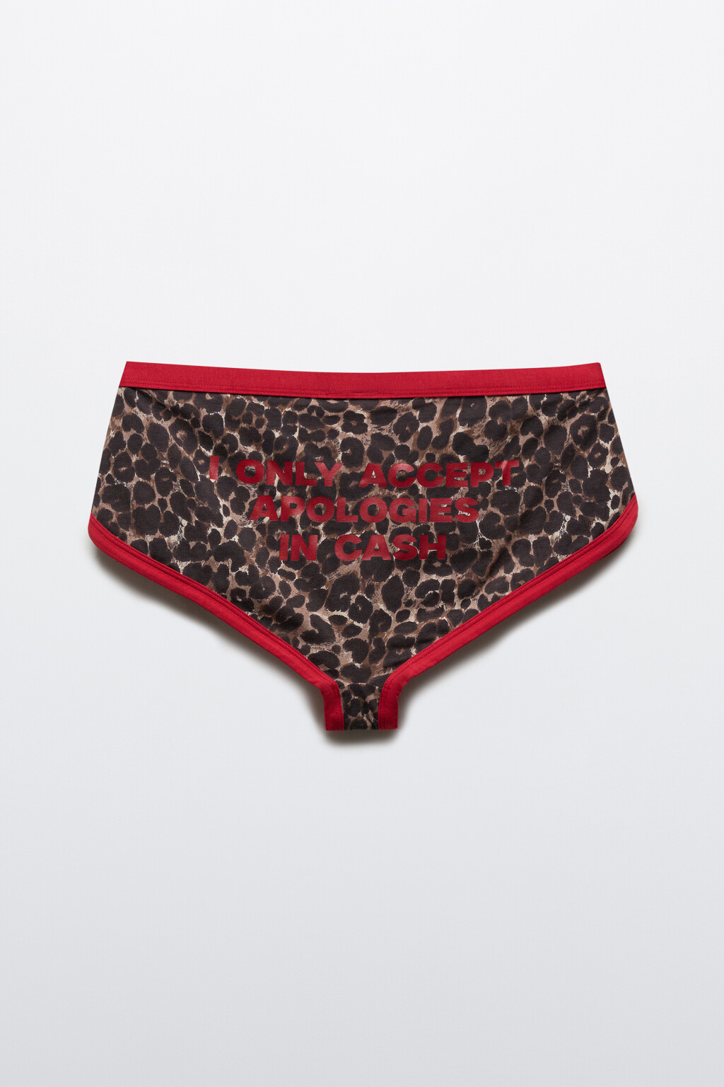 Трусы-слипы с принтом и контрастной окантовкой - цвет мультиколор - 7