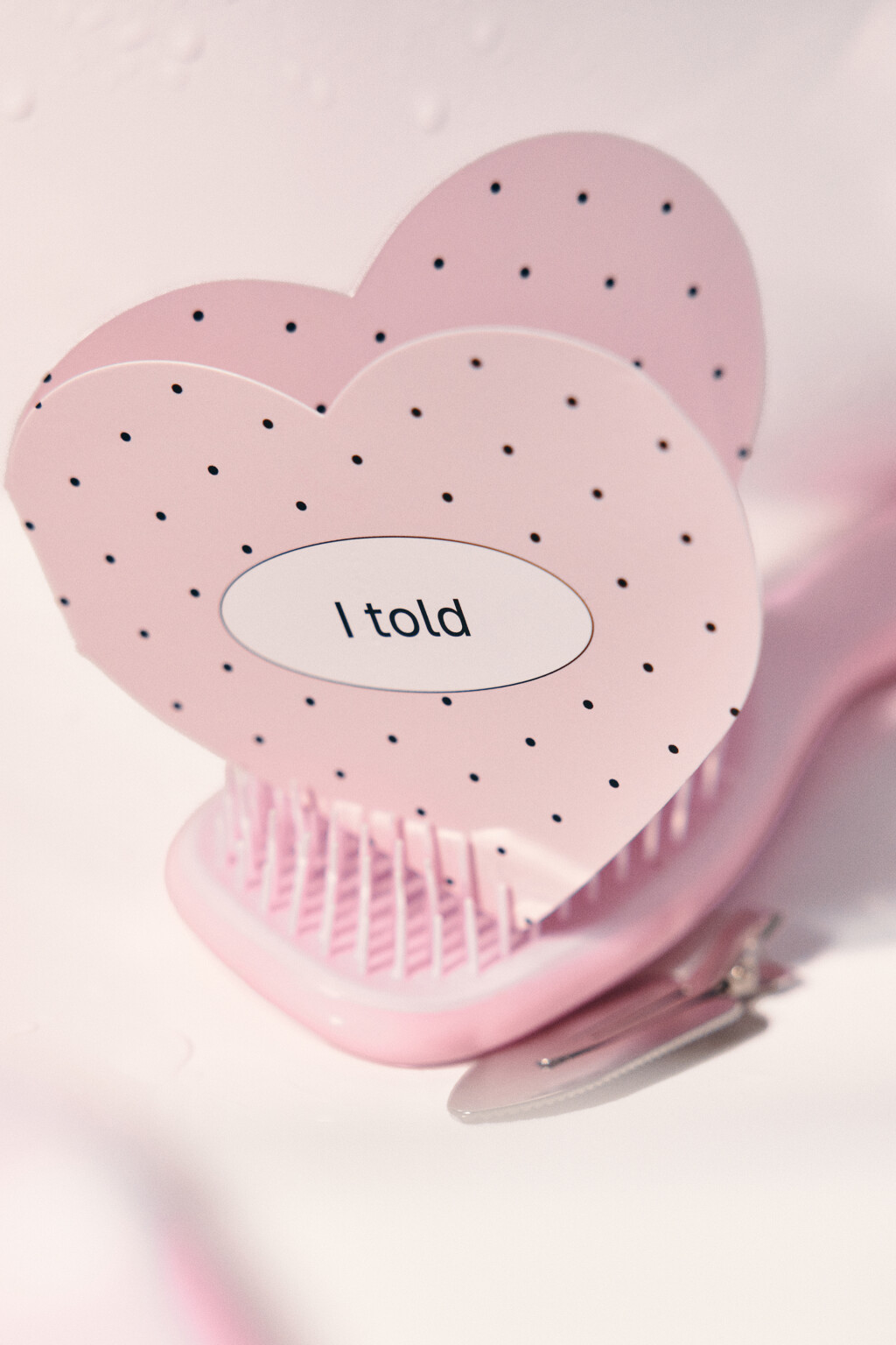 Открытка в виде сердечка с надписью - цвет белый - 1