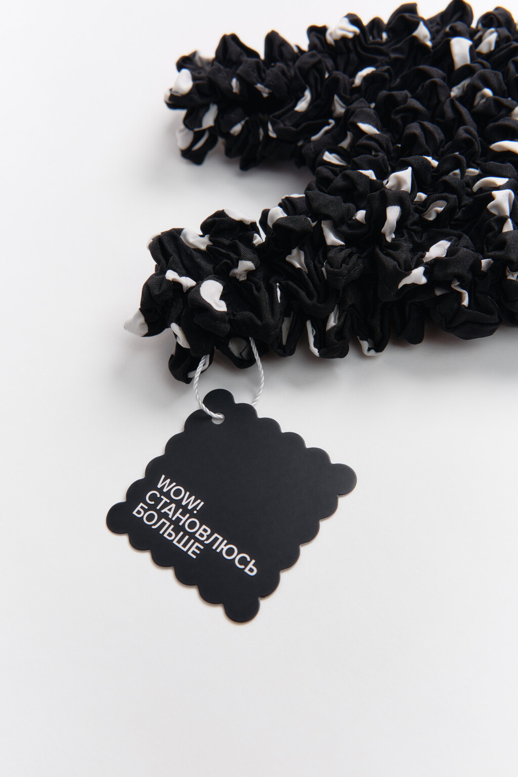 Сумка-мешок стрейчевая - цвет черный - 3