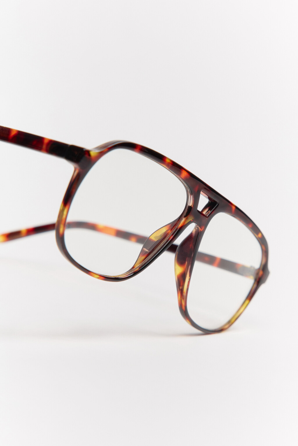 Очки-авиаторы в леопардовой оправе - цвет черный - 4