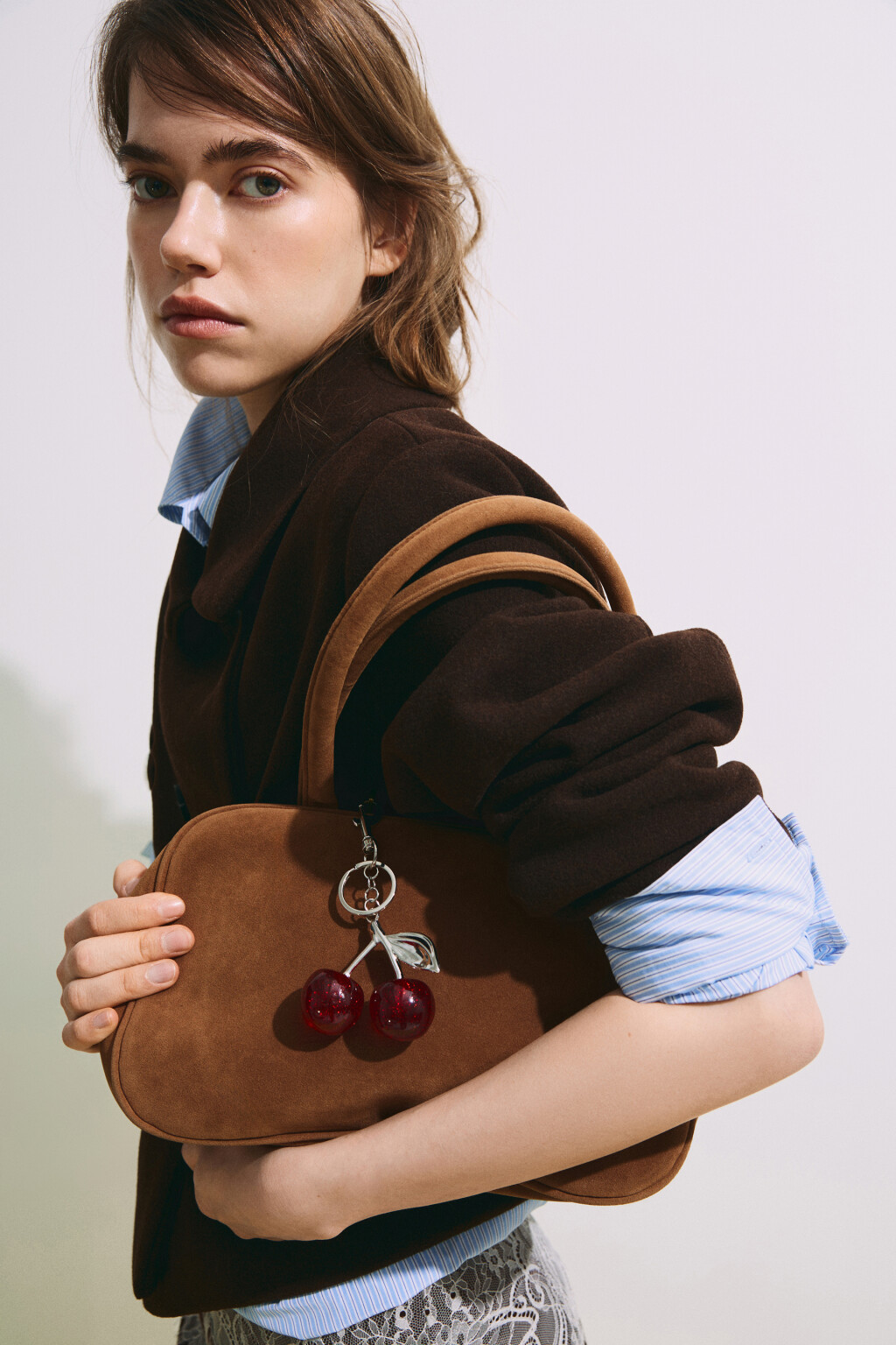 Брелок-обвес в виде вишенок - цвет мультиколор - 2