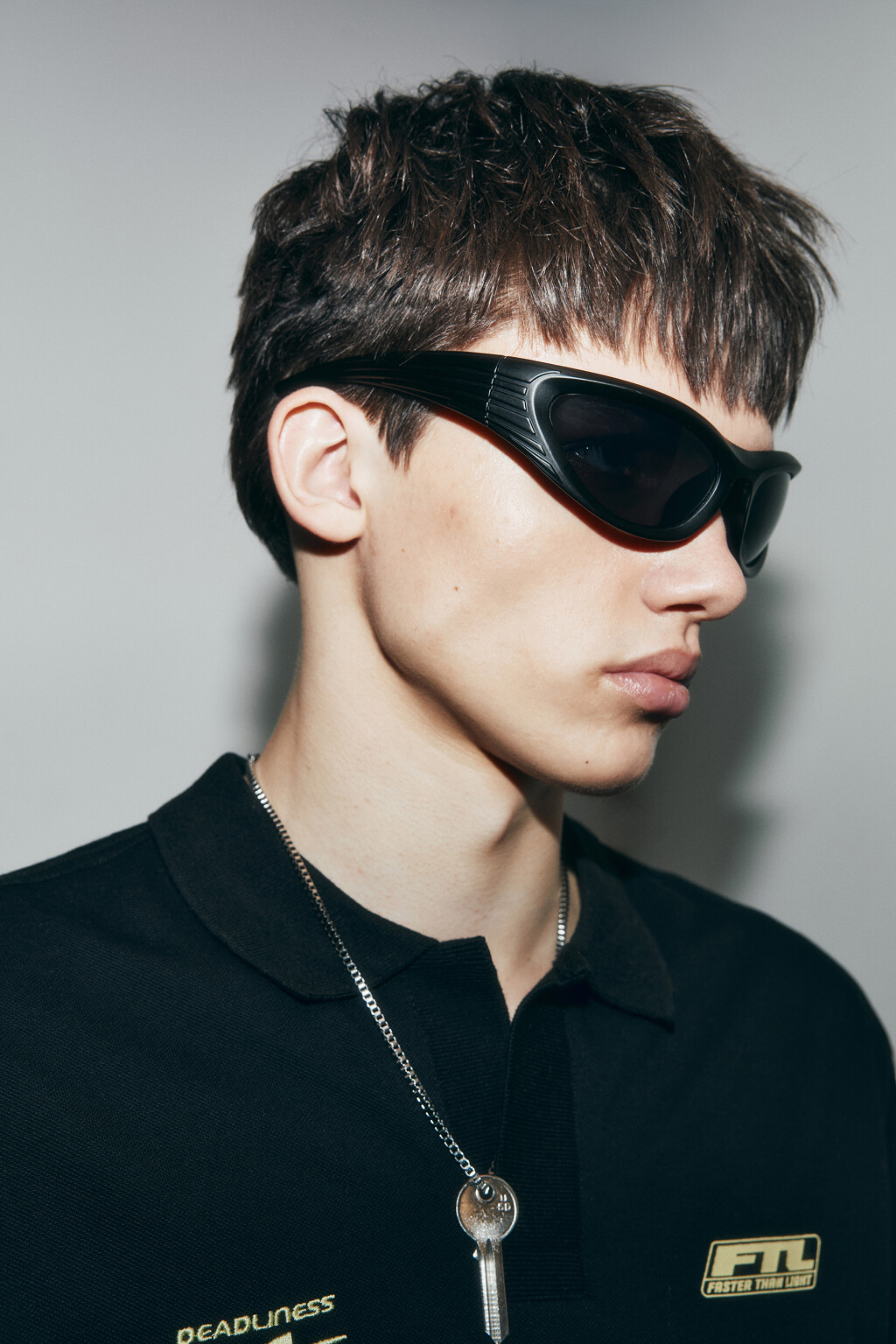 Очки солнцезащитные узкие - цвет мультиколор - 1