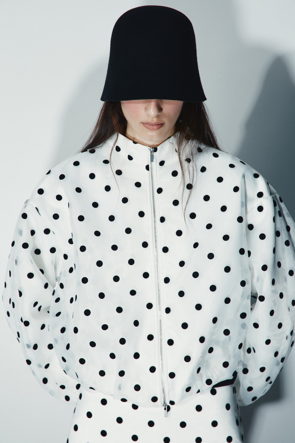 Панама драповая - цвет черный - 2