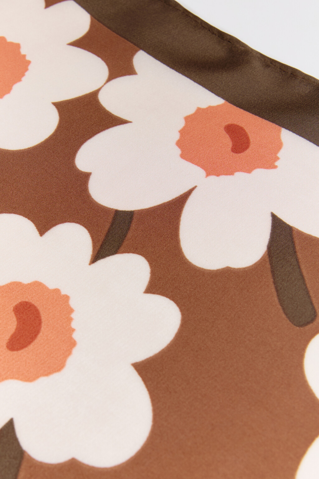 Платок атласный с принтом - цвет мультиколор - 3