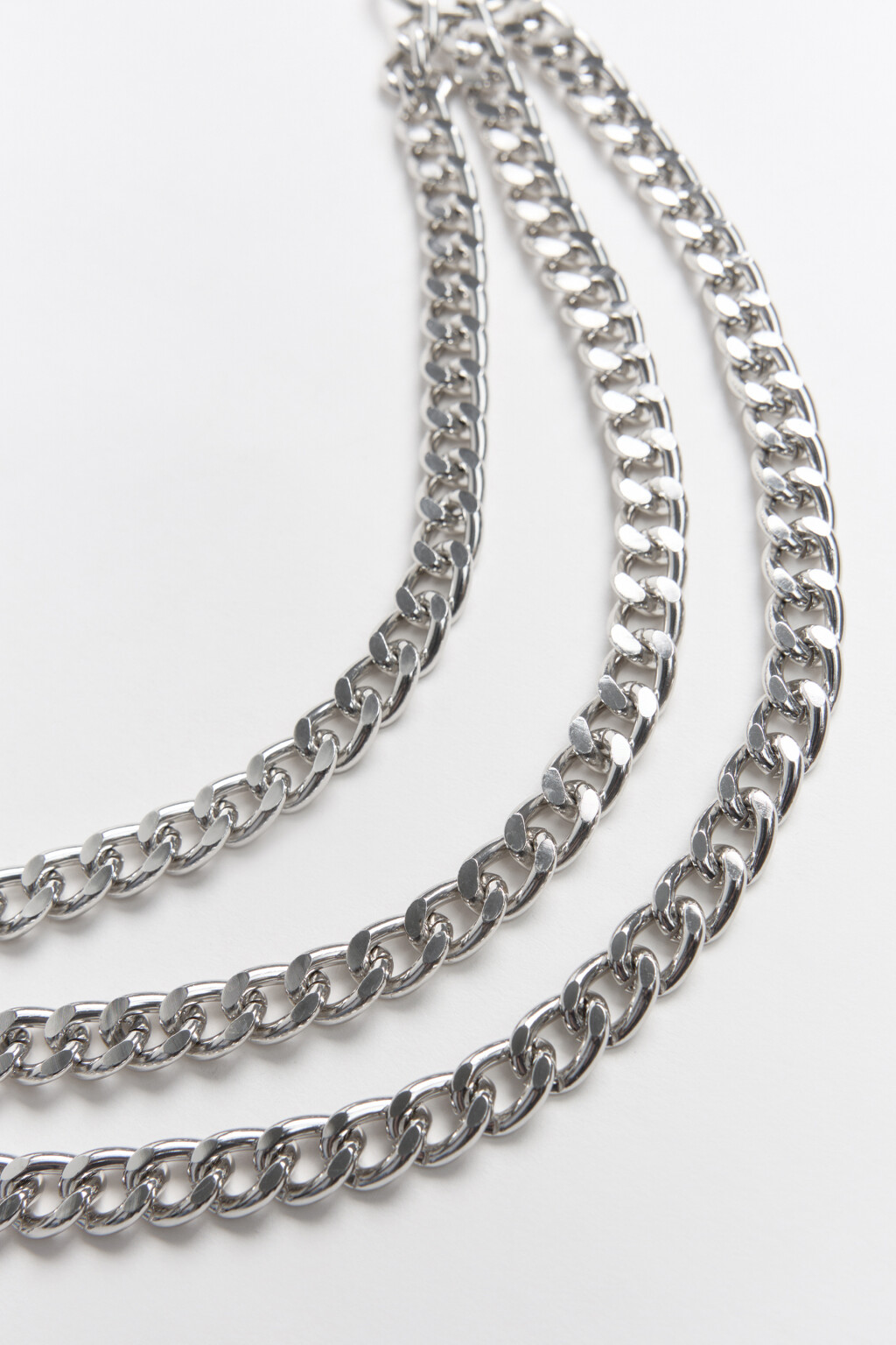 Ремень-цепочка декоративный - цвет серый - 2