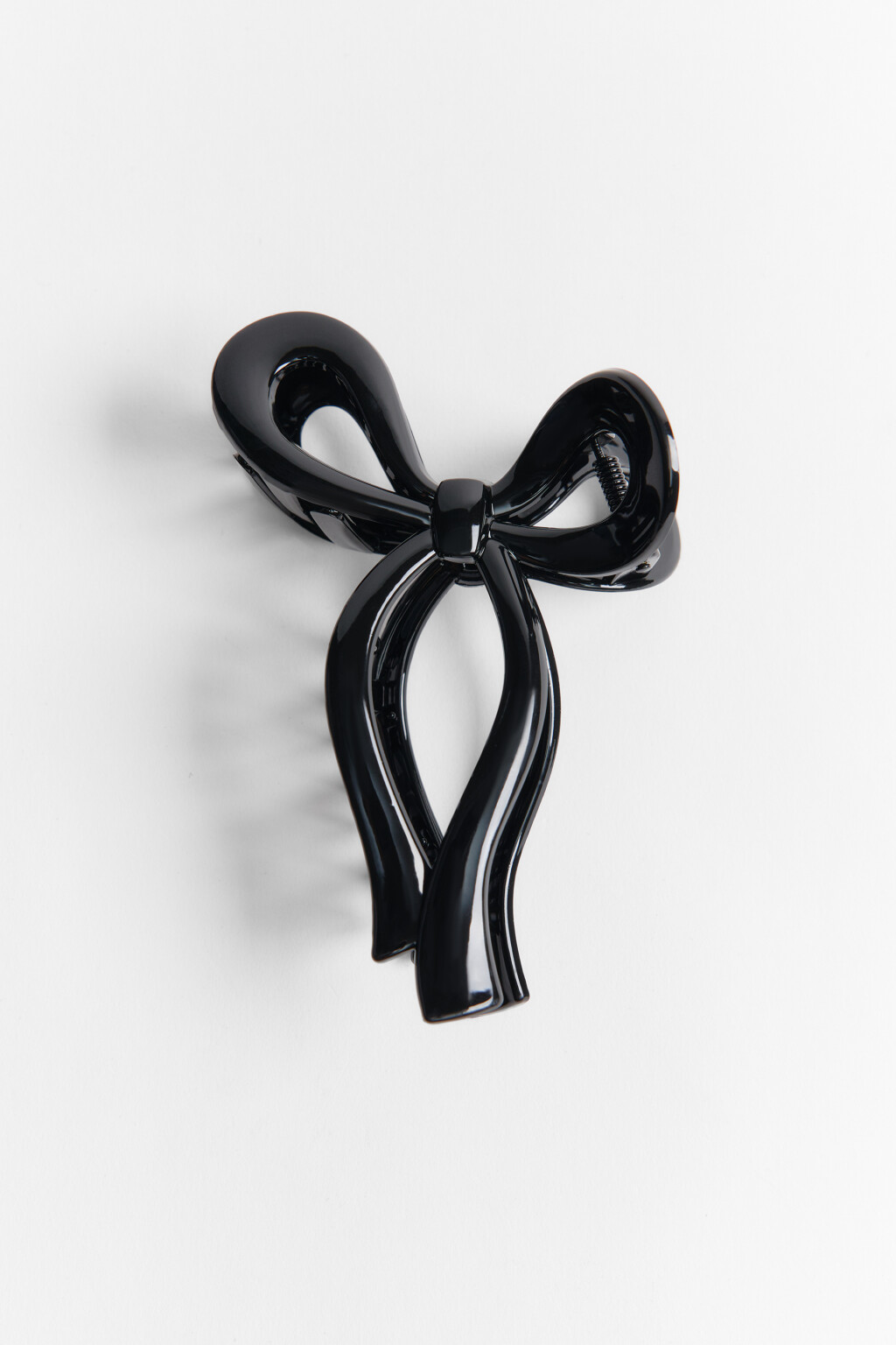 Заколка-краб в виде банта - цвет черный - 2