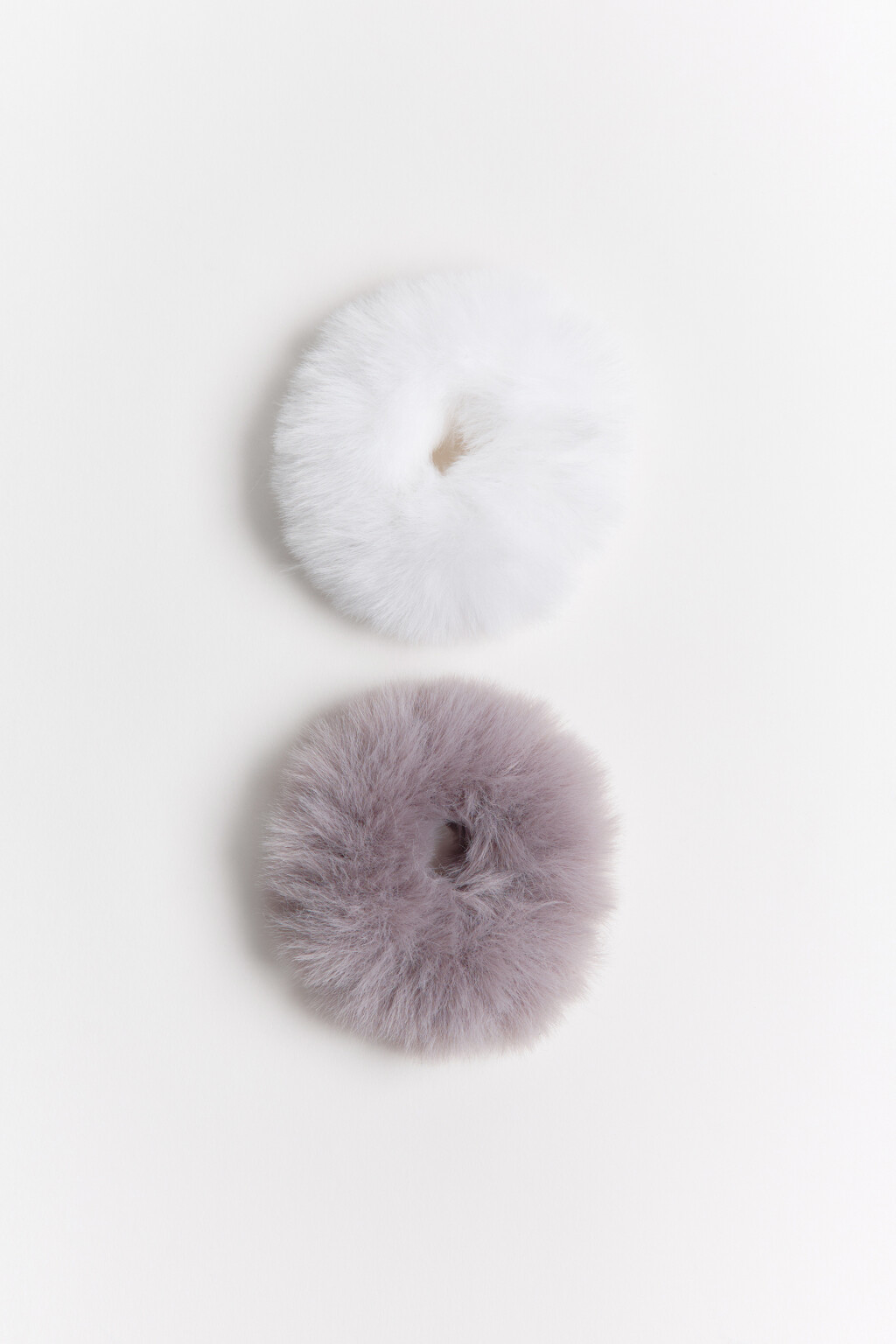 Набор резинок-пушистиков для волос (2 штуки) - цвет мультиколор - 1