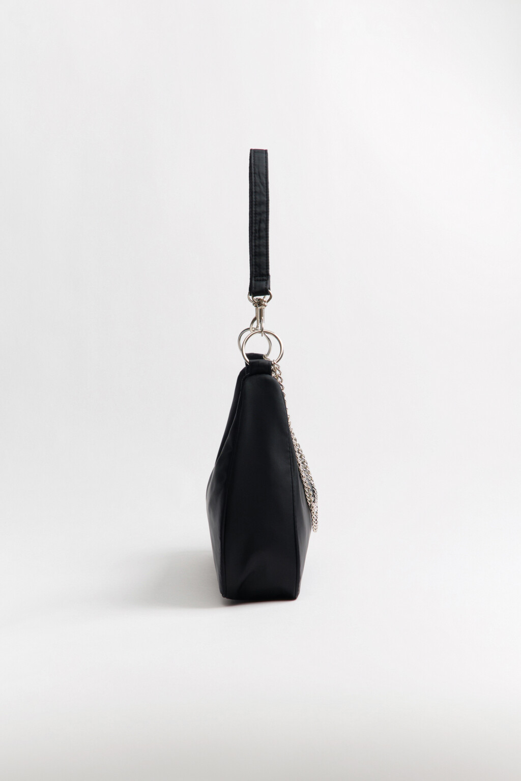 Сумка-тоут с цепочкой - цвет черный - 4