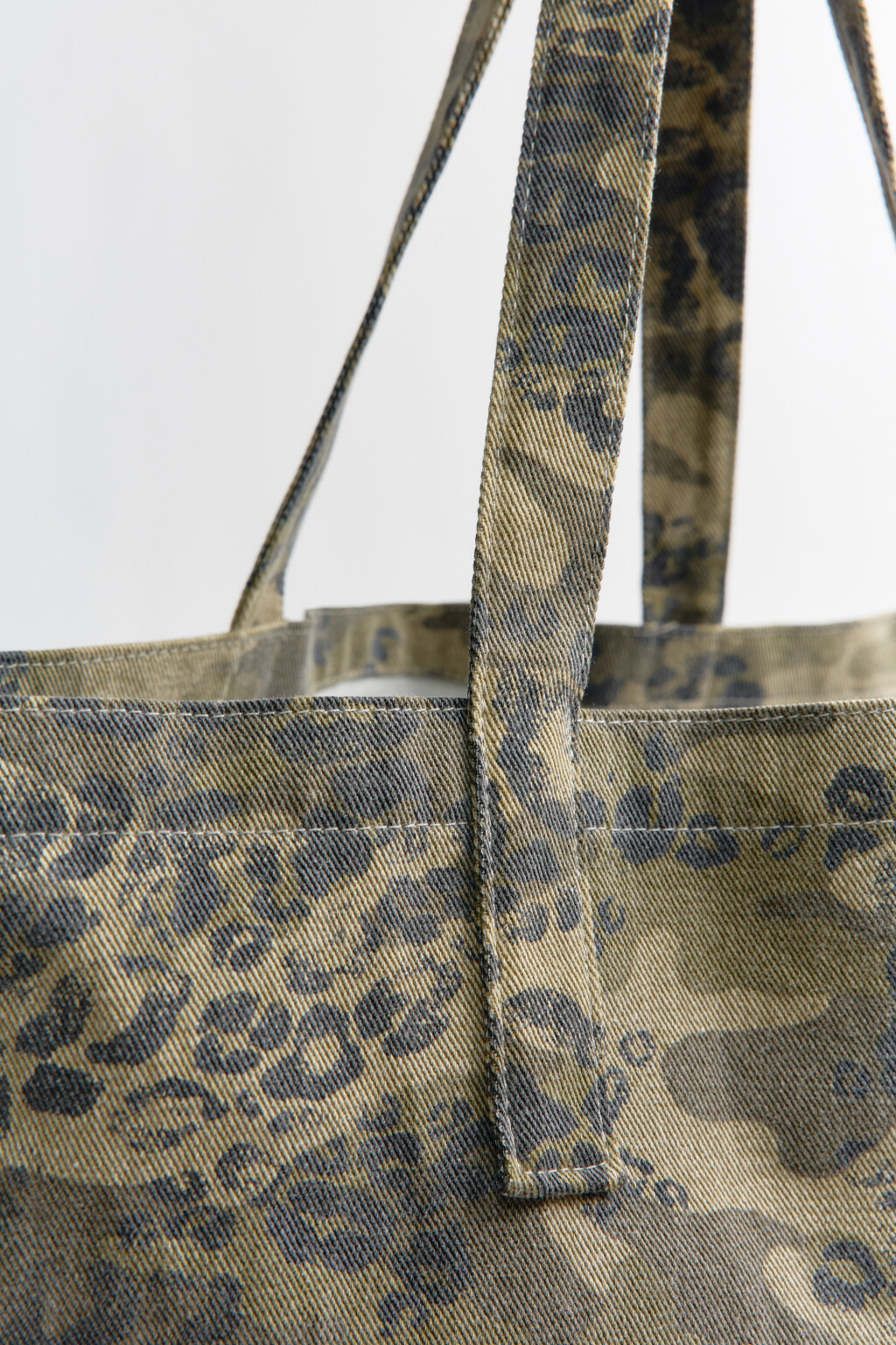 Сумка-шопер с леопардовым принтом - цвет мультиколор - 4