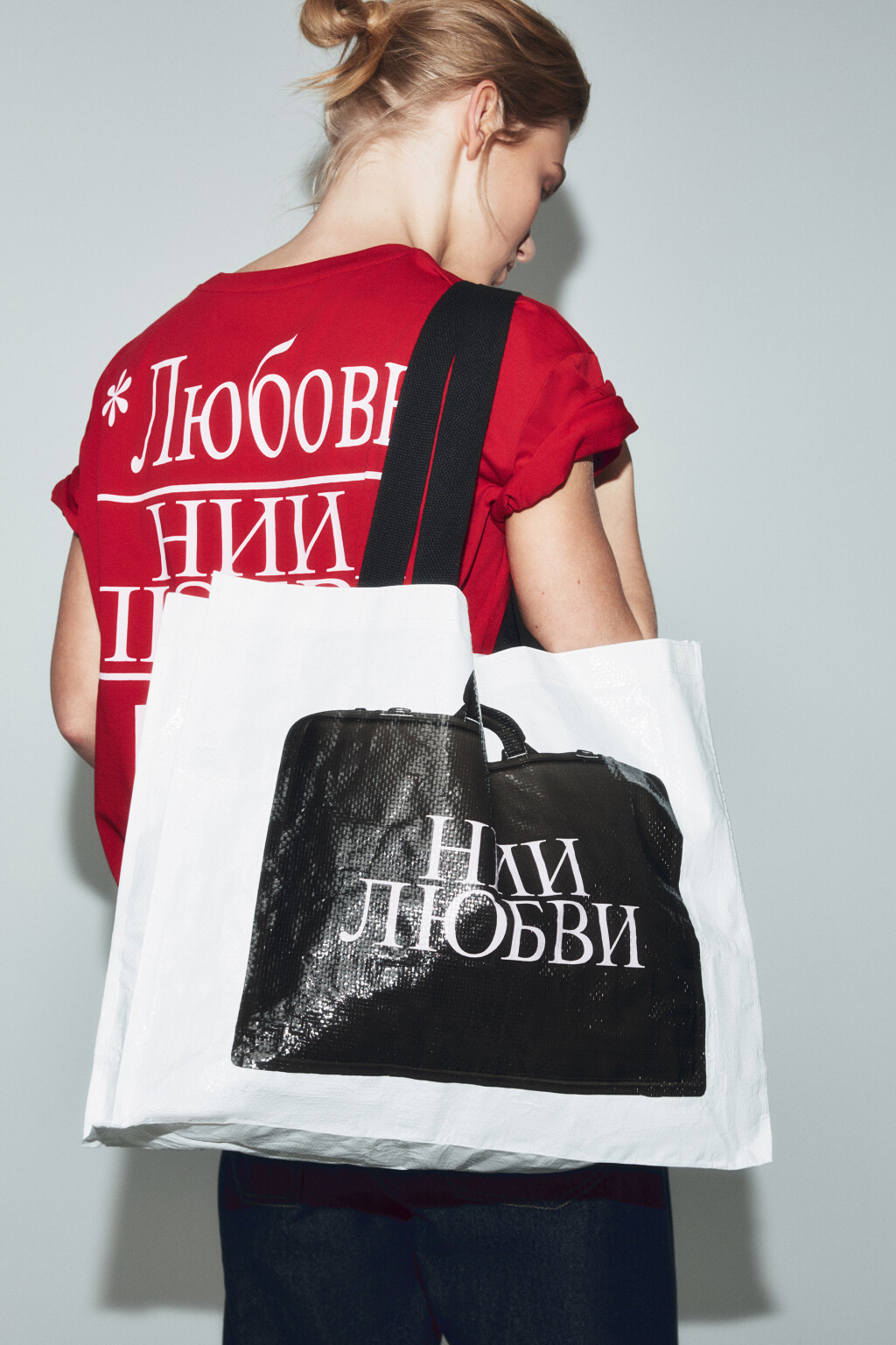 Сумка-баул с принтом - цвет мультиколор - 2