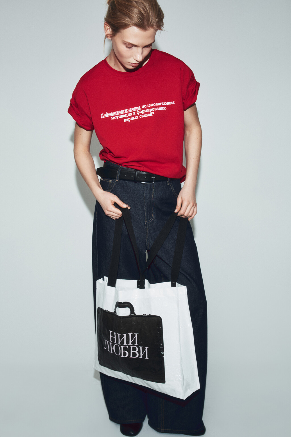 Сумка-баул с принтом - цвет мультиколор - 3