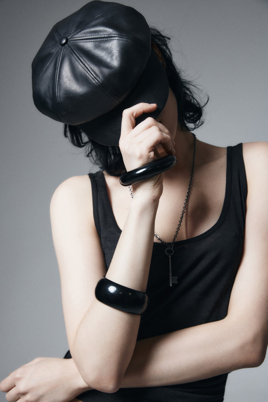 Набор браслетов глянцевых разной ширины (2 штуки) - цвет мультиколор - 2