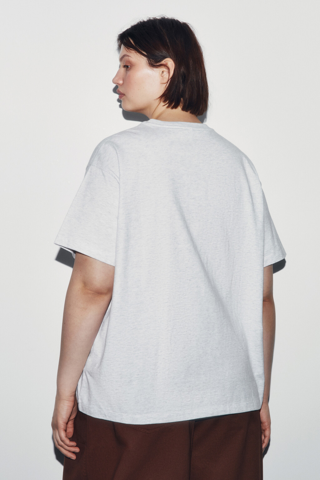 Футболка хлопковая с рисунком - цвет серый - 3
