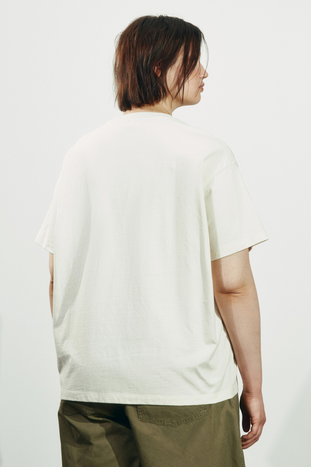 Футболка хлопковая с рисунком - цвет бежевый - 3